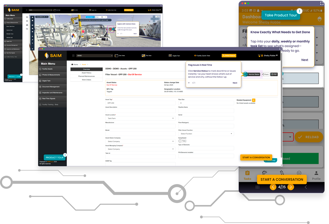 SAIM - Self Guided Demos