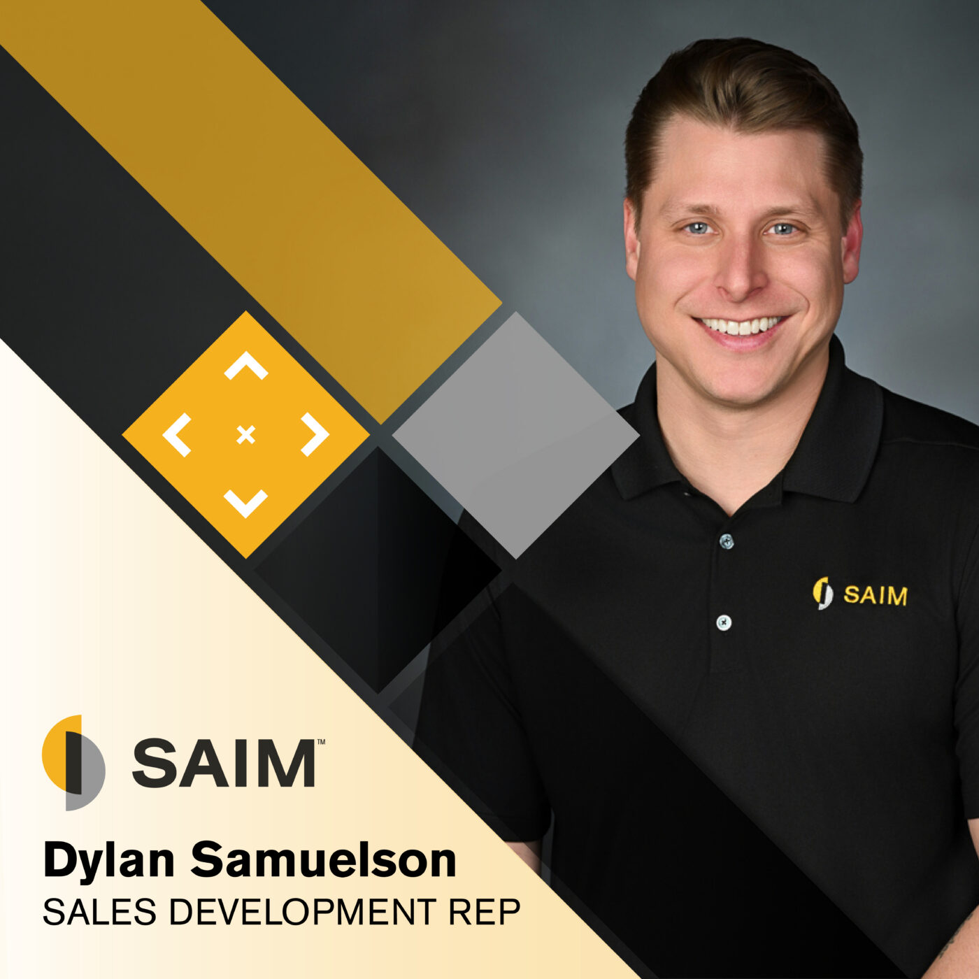 Profile picture of a man wearing a black shirt, smiling.