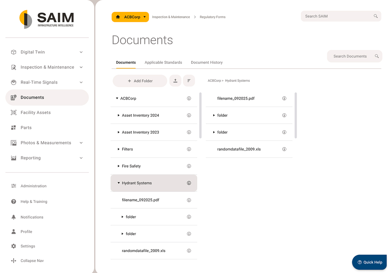 SAIM Capability - Document Management