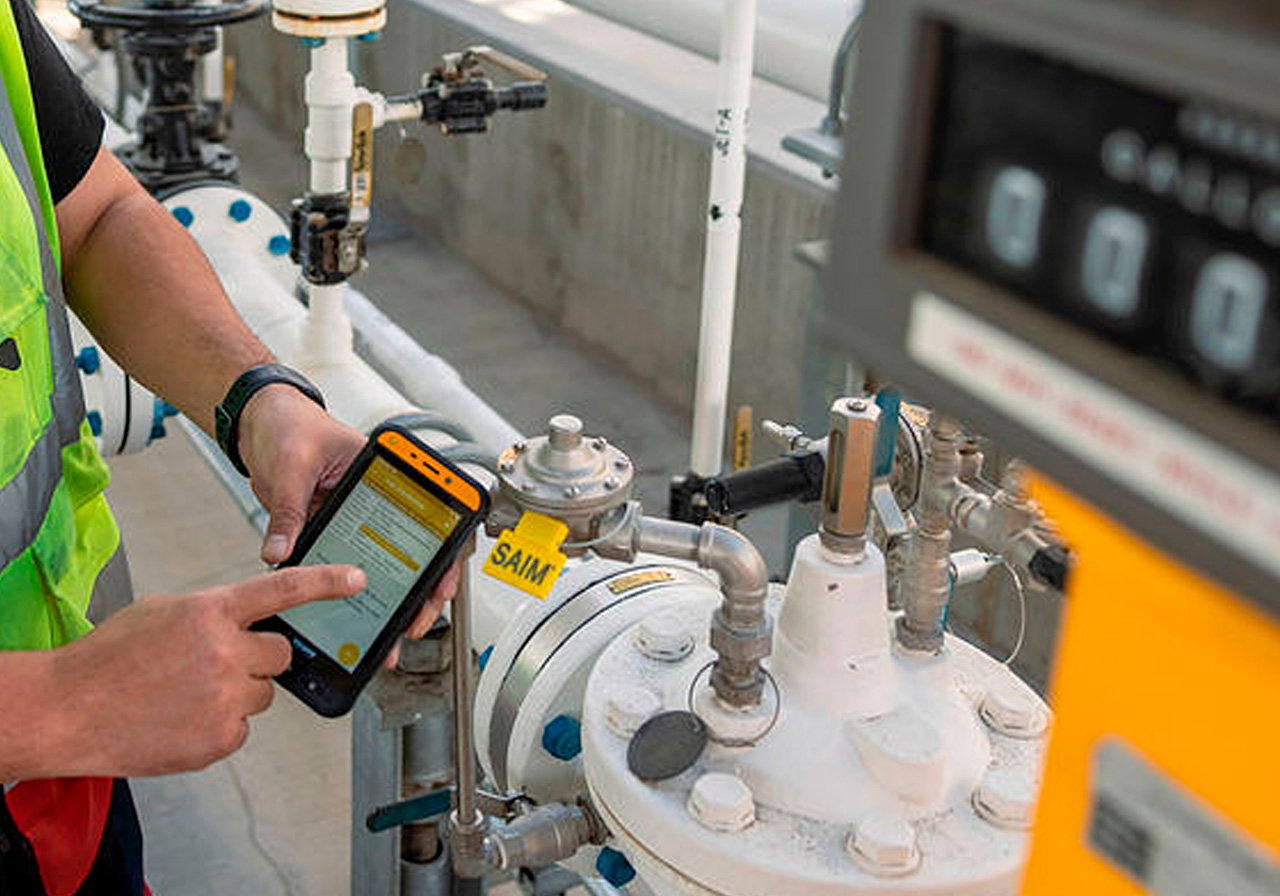 SAIM Employee Scanning Tag