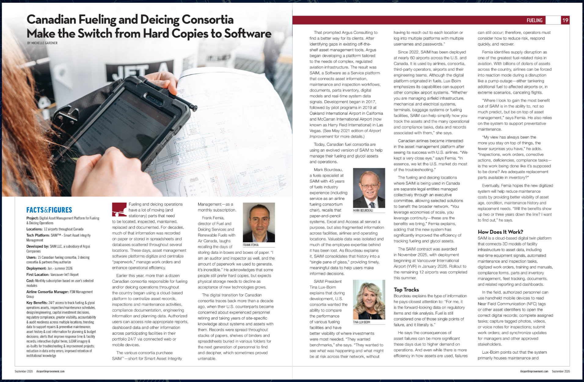 Spread of Airport Improvement Magazine September 2026 Issue